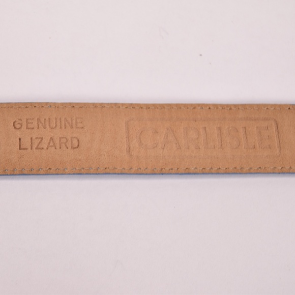 Carlisle Womens Belt Size L 34" x 1" Lizard 1637 - Picture 3 of 6